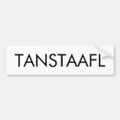 TANSTAAFL バンパーステッカー (正面)