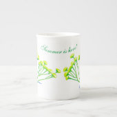 Tansy on a Bone中国マグカップ ボーンチャイナマグカップ (正面)