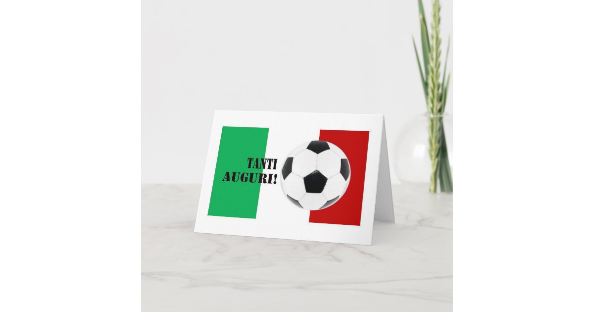 Tanti Auguri イタリア語のハッピーバースデー カード Zazzle Co Jp