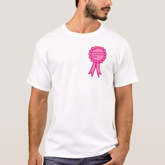 Tantrum Fit Pink Award Ribbon Tシャツ (正面)