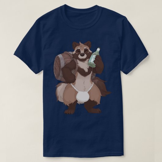 Tanuki Brew Fundoshi 1 Tシャツ (デザイン正面)