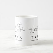 Tanyaペプチド名mug コーヒーマグカップ (中央)