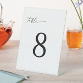 TANYA Editable Wedding Table Number 台座サイン (インサイチュ)