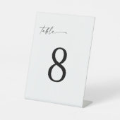 TANYA Editable Wedding Table Number 台座サイン (正面)