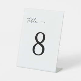 TANYA Editable Wedding Table Number 台座サイン