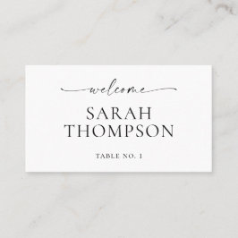 TANYA Flat Wedding Place Card or Escort Card プレイスカード