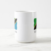 Tanzania flag コーヒーマグカップ (中央)