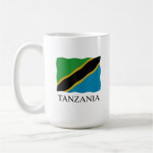 Tanzania flag コーヒーマグカップ (左)