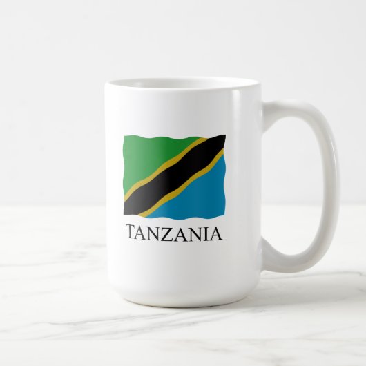 Tanzania flag コーヒーマグカップ (右)