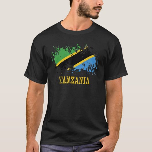 Tanzanian enthusiasts for Tanzania and Tanzania Tシャツ (正面)