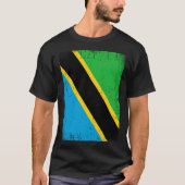 Tanzanian Flag Tanzania Tシャツ (正面)