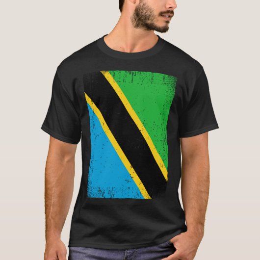 Tanzanian Flag Tanzania Tシャツ (正面)
