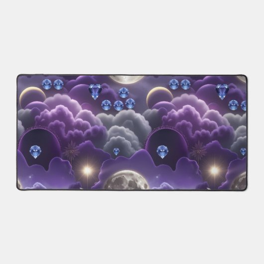Tanzanite Diamond Celestial Moon デスクマット (正面)