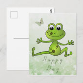 tanzender Frosch  ポストカード (正面/裏面)