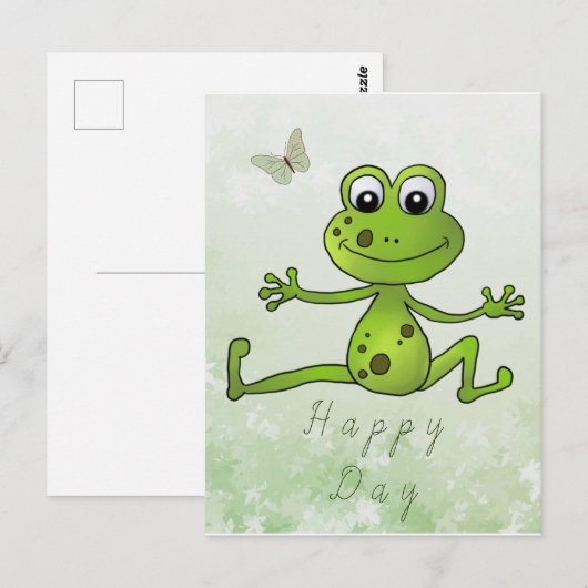 tanzender Frosch  ポストカード (正面/裏面)