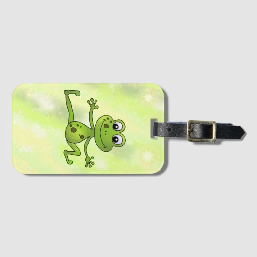 tanzender Frosch   ラゲッジタグ (正面横)