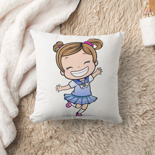 Tanzendes Mädchen クッション (ブランケット)