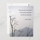 Tao Te Ching No.1/ポストカード ポストカード (正面/裏面)