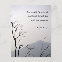Tao Te Ching No.1/ポストカード