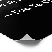 Tao Te Ching No.6/ポスター ポスター (角)