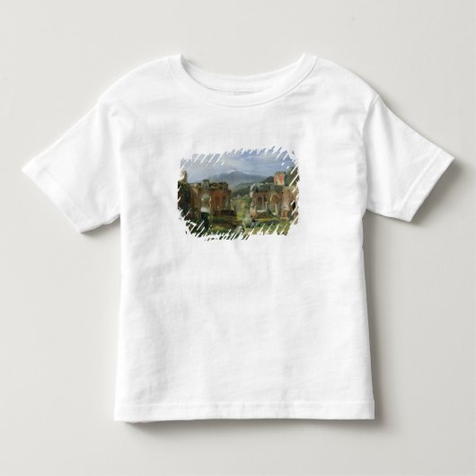 Taorminaの劇場の台なし トドラーTシャツ (正面)