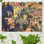 TAORMINA – シチリア –  キッチンタオル (折り畳み)