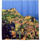 TAORMINA – シチリア –  シャワーカーテン (正面)