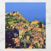 TAORMINA – シチリア – ワインラベル (シングルラベル)