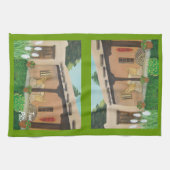 Taosのテラスの~の景色 キッチンタオル (横)