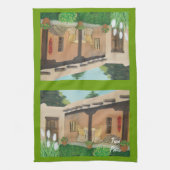 Taosのテラスの~の景色 キッチンタオル (縦)