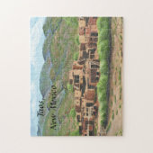 Taosの村落、ニューメキシコ ジグソーパズル (縦)