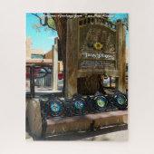 Taosニューメキシコ。クリスマスの挨拶 ジグソーパズル (縦)