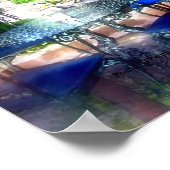 Taosポスターの歩道の印象 ポスター (角)