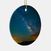 Taos、ニューメキシコ上の銀河 セラミックオーナメント (右)