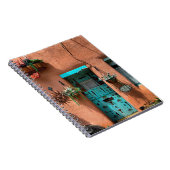 Taos Adobe Blue Door写真 ノートブック (右側)