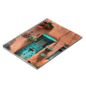 Taos Adobe Blue Door写真 ノートブック (左側)