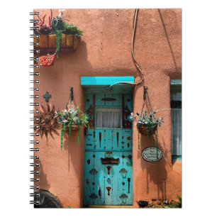 Taos Adobe Blue Door写真 ノートブック