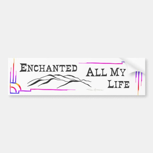 TAOS MOUNTAINS e.a.m.l. BUMPER STICKER バンパーステッカー (正面)