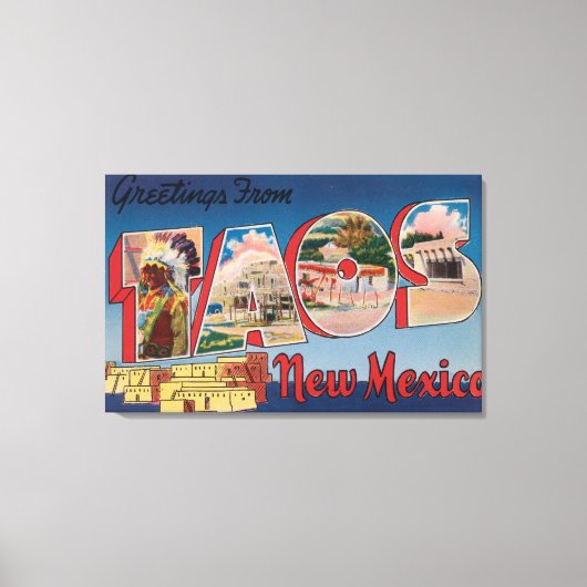 Taos, New MexicoLarge Letter ScenesTaos, NM 2 キャンバスプリント (正面)