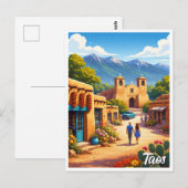 Taos Pueblo New Mexico ポストカード (正面/裏面)
