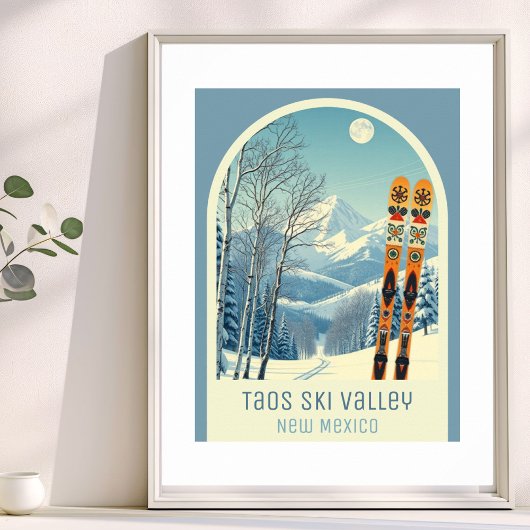 Taos Ski Valley New Mexico ski resort  Poster ポスター