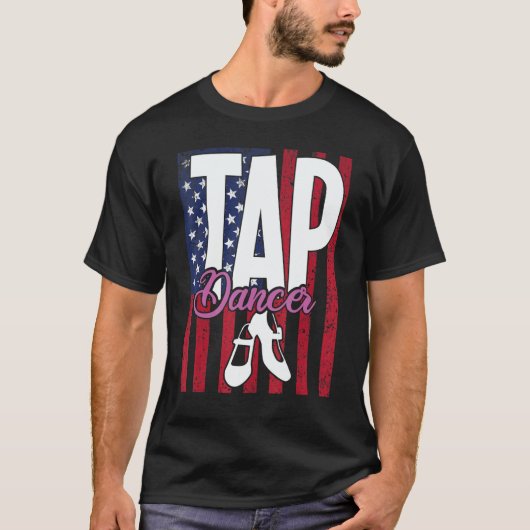 Tap Dance Dancing Tapper Dancer Tシャツ (正面)