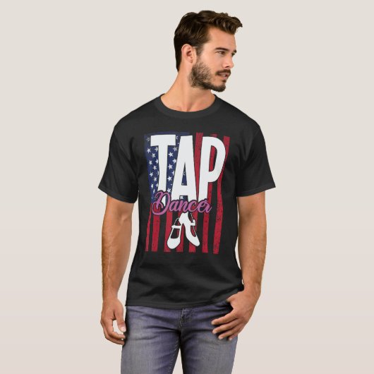 Tap Dance Dancing Tapper Dancer Tシャツ (正面フル)