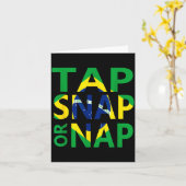 Tap Snap or Nap - ブラジリアン柔術と カード (黄色い花)