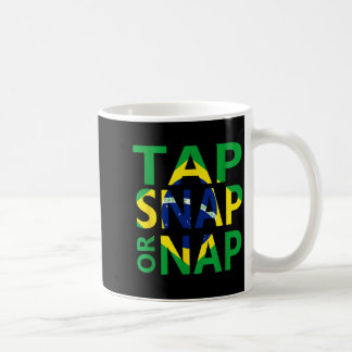 Tap Snap or Nap - ブラジリアン柔術と コーヒーマグカップ