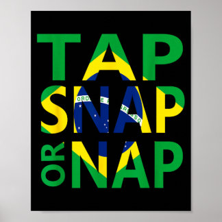 Tap Snap or Nap - ブラジリアン柔術と ポスター