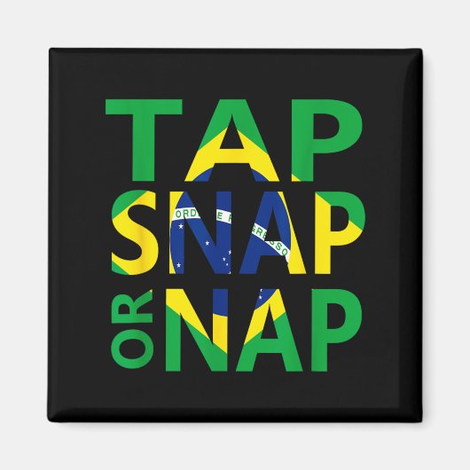 Tap Snap or Nap - ブラジリアン柔術と マグネット (正面)