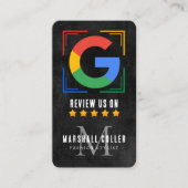 Tap to Review Google Review QR Code Google Ratings 名刺 (正面)