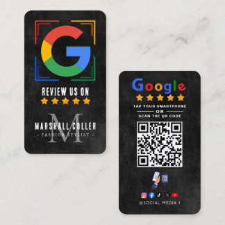 Tap to Review Google Review QR Code Google Ratings 名刺