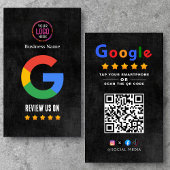 Tap to Review Google Review QR Code Google Ratings 名刺